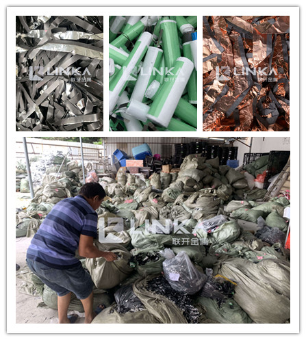 东莞萝莉社轻量版APP正负极回收现场 